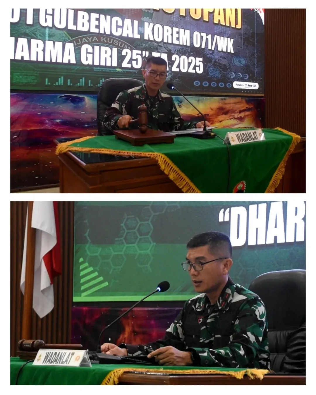 PURWOKERTO-Danrindam IV-Dip, Brigjen TNI Hindratno D, S.E., M.M., M.Han memimpin Kaji Ulang (Pe (1)